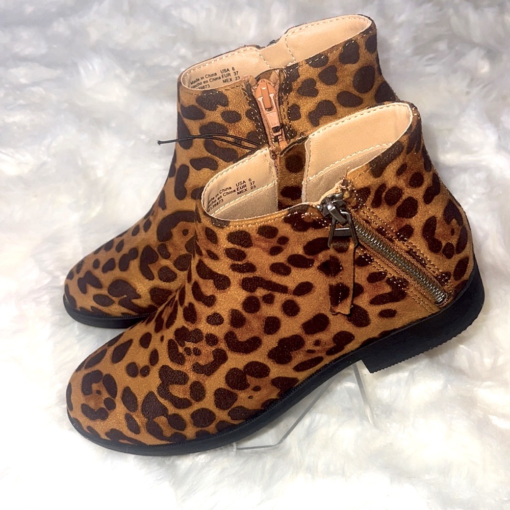 Leopard Print Booties